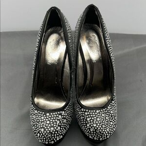 Vigo Fiore Stiletto 6" heels  Size 7.5.  Rhinestones